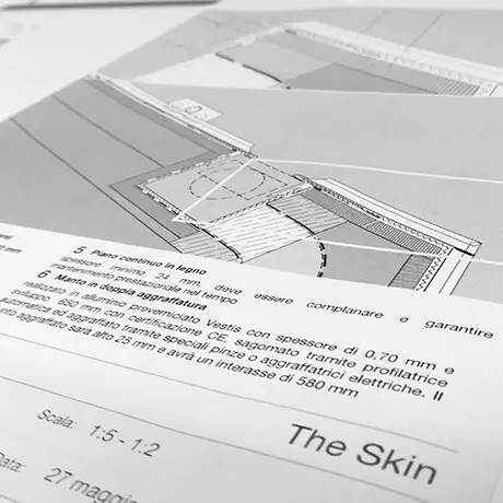 Progettazione di coperture e rivestimenti di facciata in metallo